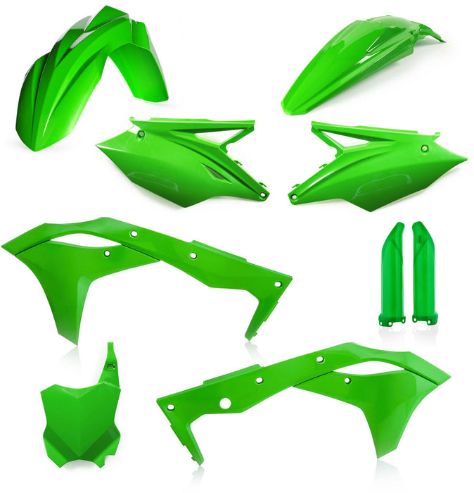 Acerbis Full Plastic Kits For Kawasaki - Green (2685820006)