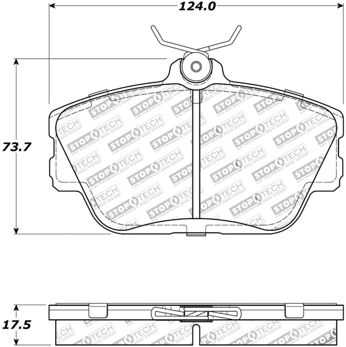 StopTech Street Touring Brake Pads 308.0598