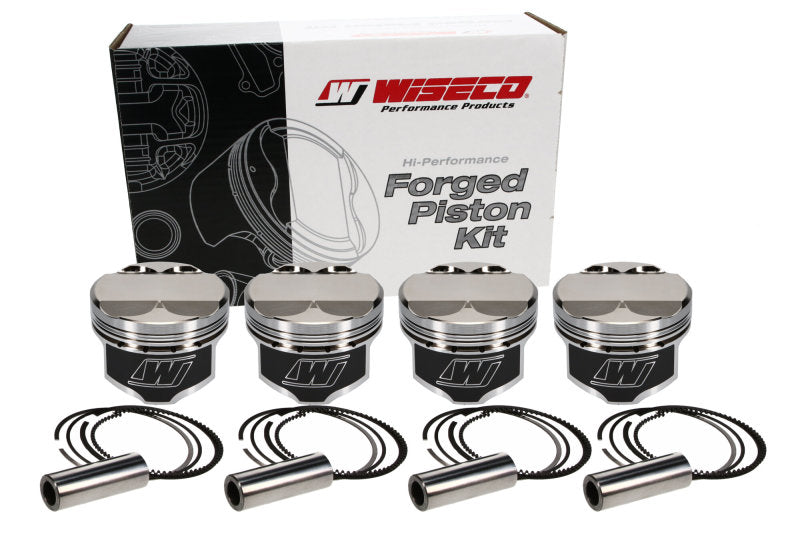 Wiseco Ford Mazda Duratech 2.0L 87.5mm Bore 12.3:1 CR +5.3 Dome Piston Set KE237M875