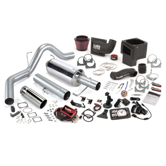 Banks Power 10-13 Compatible with Dodge 6.7L CCLB Monster Exhaust System SS Single Exhaust w/ Chrome Tip 49774