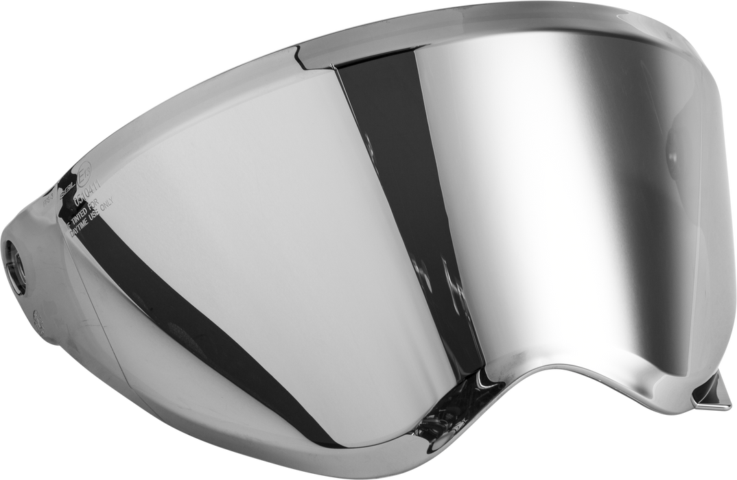 Fly Racing Trekker Helmet Face Shield Silver Iridium 73-88554