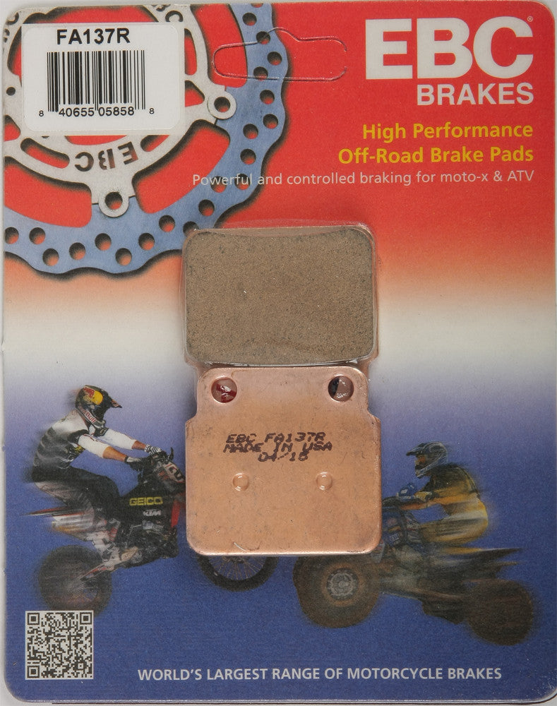 EBC Brakes FA137R Disc Brake Pad Set, COPPER, One-Size
