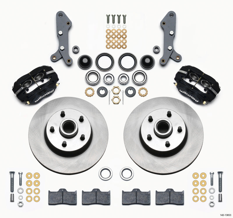 Wilwood Forged Dynalite-M Front Kit 11.30in 1 PC Rotor&Hub 60-68 Ford / Mercury Full Size / Galaxie 140-13653