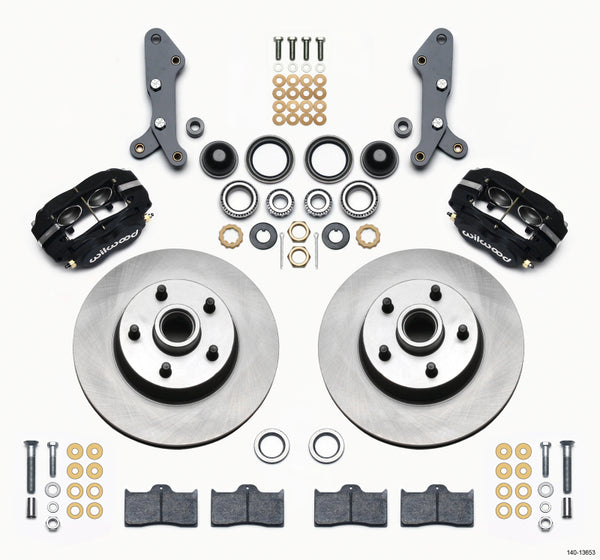 Wilwood Forged Dynalite-M Front Kit 11.30in 1 PC Rotor&Hub 60-68 Ford / Mercury Full Size / Galaxie 140-13653