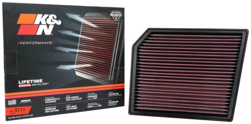 K&N Engine Air Filter: Increase Power & Acceleration, Washable, Premium, Replacement Car Air Filter: Compatible With Select Bmw And Mini Cooper Models (See Product Description), 33-5111