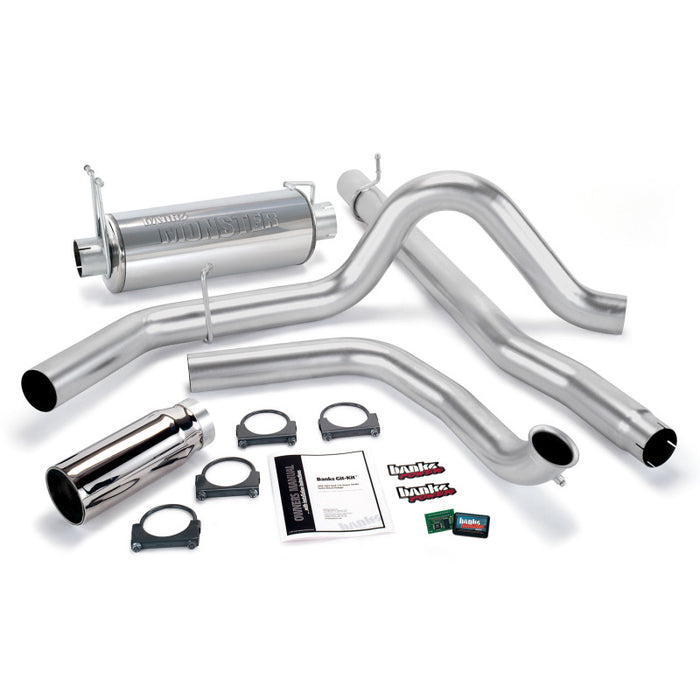 Banks Power 99-03 Ford 7.3L Git-Kit SS Single Exhaust w/ Chrome Tip 47512