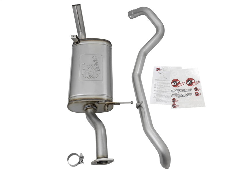 aFe MACHForce XP 2-1/2in 409 SS Cat Back Exhaust 2001-2016 Compatible with Nissan Patrol (Y61) I6-4.8L 4 Door 49-46122