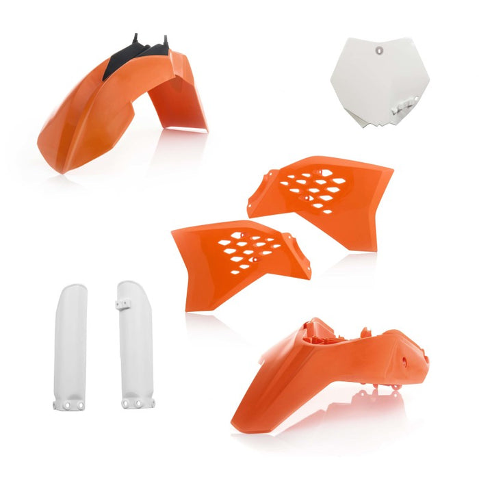 Acerbis Full Replacement Plastic Kit, 13 Oe Orange/White/Black, Sx65 2320853914