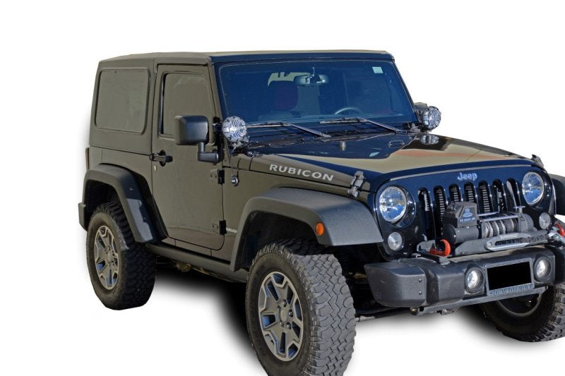 DV8 Offroad 07-18 compatible with Jeep Wrangler JK 2 Piece Square Back Hard Top (2 Door) HT07SB22