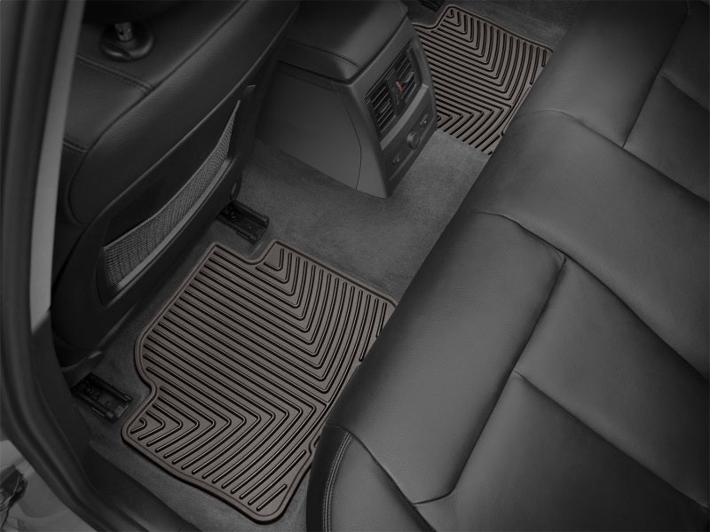 WeatherTech 2012+ BMW 3-Series (F30) Rear Rubber Mats Cocoa W268CO