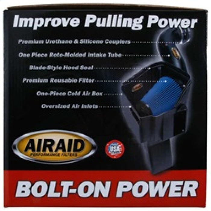 Airaid 03-06 compatible with Jeep Wrangler 2.4L CAD Intake System w/ Tube (Dry / Black Media) 312-137