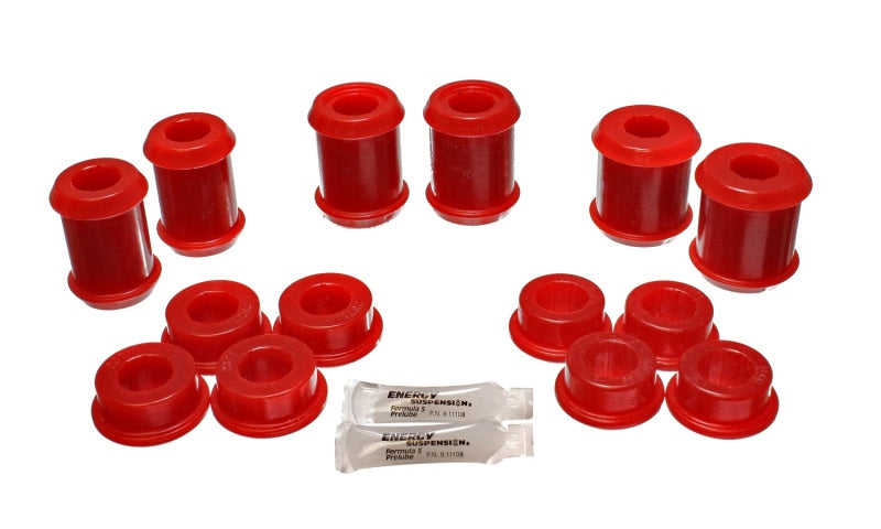 Energy Suspension 04-09 Cadillac XLR/XLR-V / 97-12 Corvette Red Rear End C/A Bushing Set 3.3177R