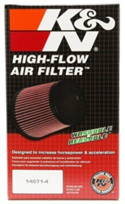 K&N Universal Clamp-On Air Filter: High Performance, Premium, Washable, Replacement Filter: Flange Diameter: 3 In, Filter Height: 8 In, Flange Length: 1.75 In, Shape: Round Tapered, RC-5106