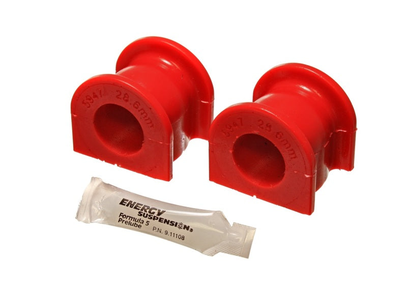 Energy Suspension 00-09 Honda S2000 Red 28.6mm Front Sway Bar Bushing Set 16.5142R