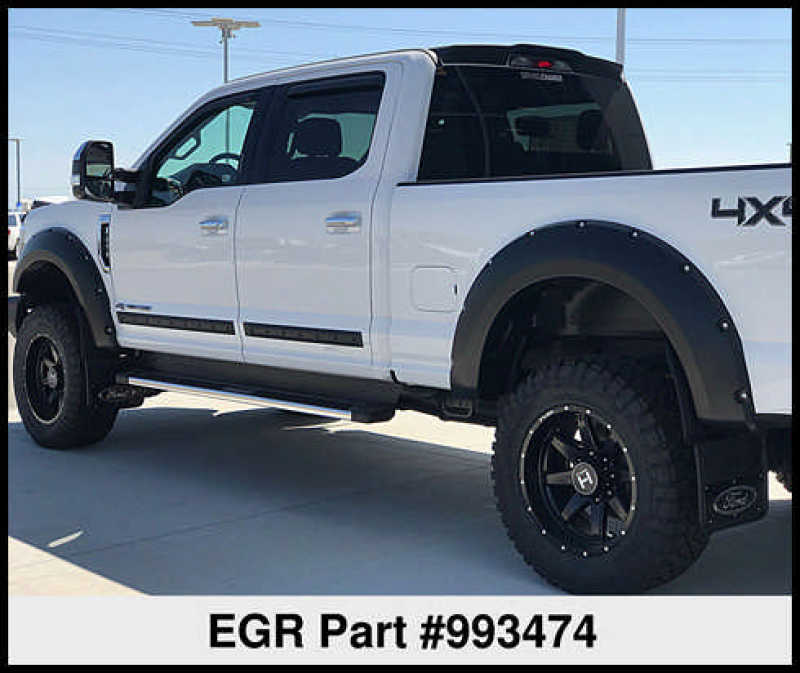 EGR 993474 Bolt-on Look Body Side Molding 4 Piece Set Fits select: 2015-2016 FORD F150, 2008-2013 CHEVROLET SILVERADO