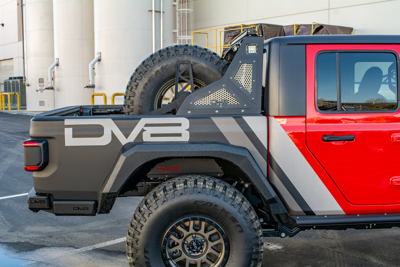 Dv8 Offroad Spare Tire Carrier Tcgl-0220+ Jeep Jt Stand Up Spare Tire Mount TCGL-02