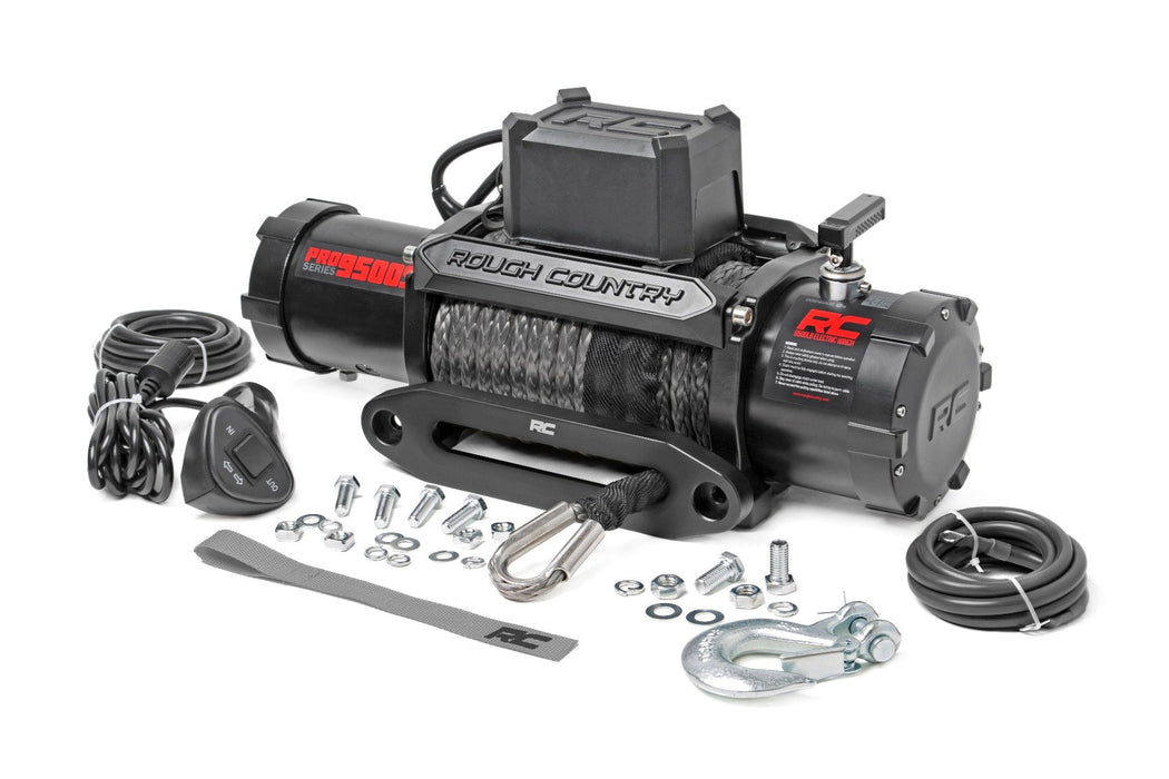 Rough Country 9500-Lb Pro Series Winch Synthetic Rope PRO9500S