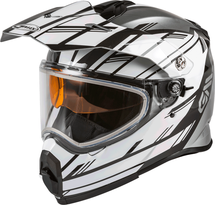 GMAX G2211128 Helmets, Silver/White/Black, 2X-Large