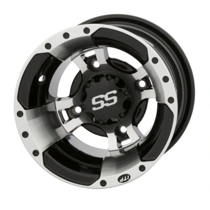ITP SS Alloy SS112 Sport Wheel 9x8 - 4/115 - 3+5 Black, Machined #115184