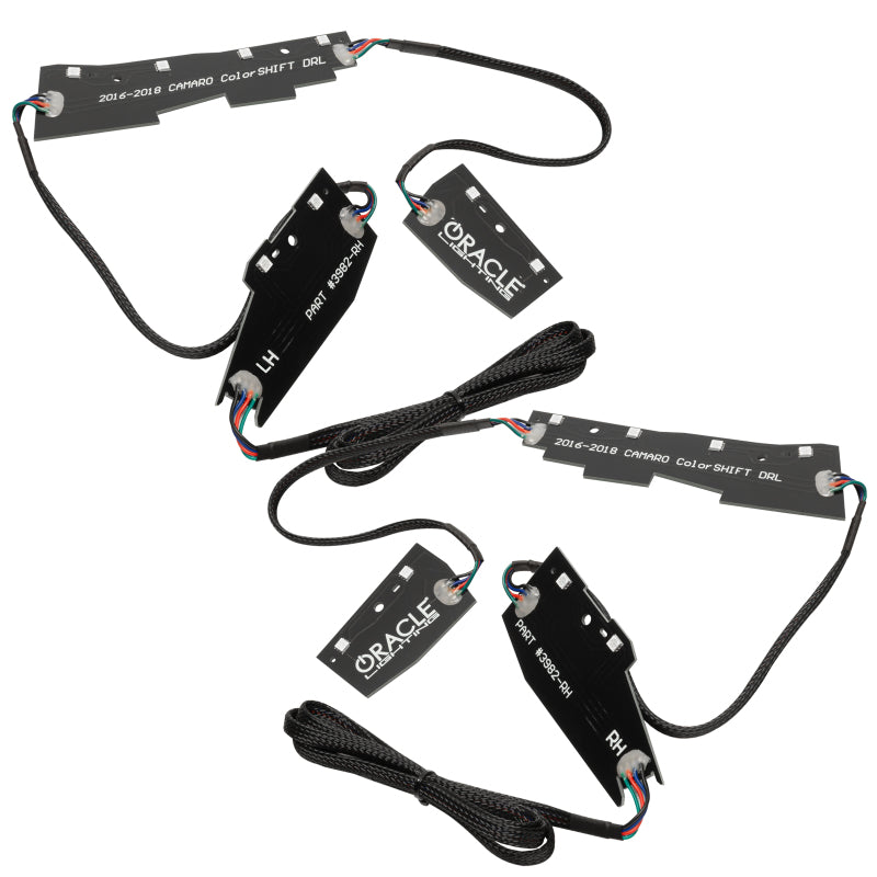 Oracle 16-18 Chevy Camaro RGB+W Headlight DRL Upgrade Kit ColorSHIFT w/o Controller SEE WARRANTY 1345-339