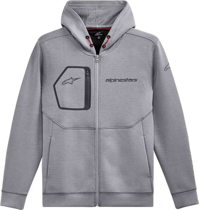 Alpinestars Convex Mens Zip Up Hoody Gray LG