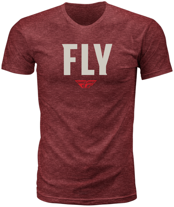 Fly Racing 352-0152M Fly Wfh Tee Red Heather Md