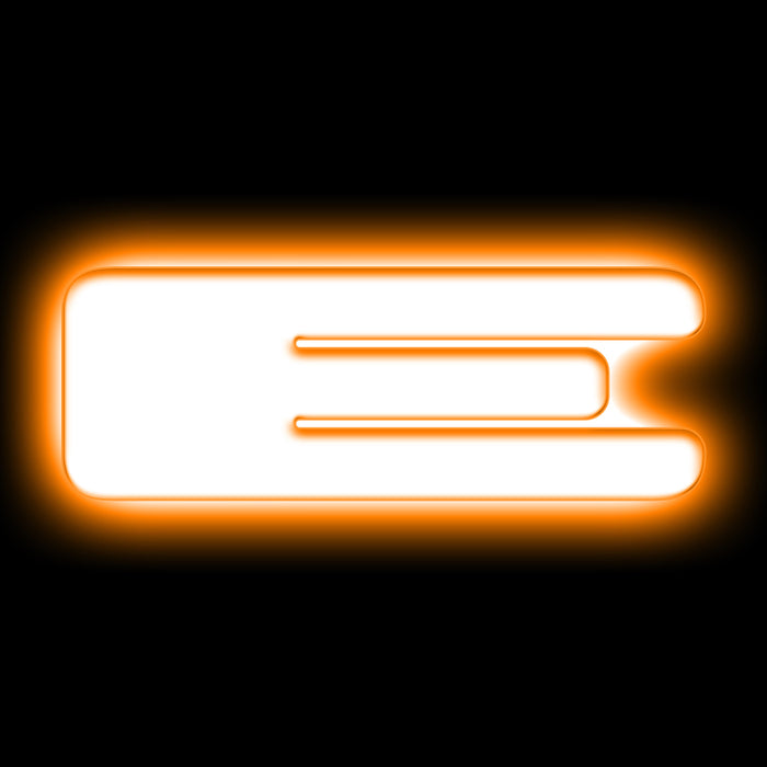 ORACLE Lighting Universal Illuminated LED Letter Badges - Matte White Surface Finish - E