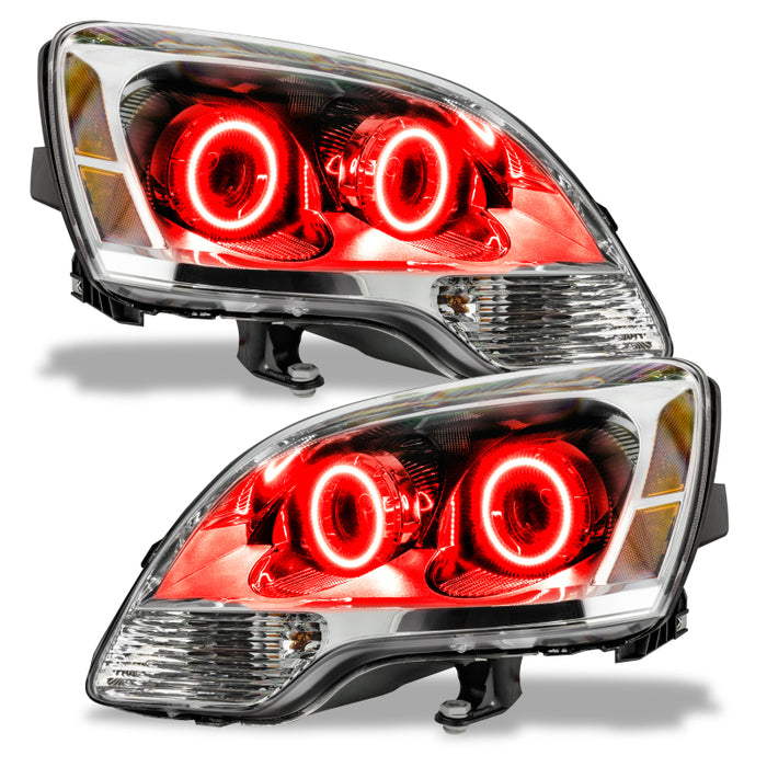 Oracle Lighting 08-12 GMC Acadia Non-HID Pre-Assembled LED Halo Headlights -Red SEE WARRANTY 7732-003