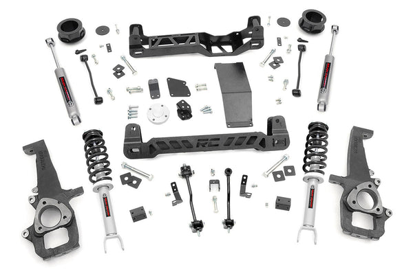 Rough Country 4 Inch Lift Kit N3 Struts Fits RAM 1500 4WD (2012-2018 & Classic) 33332