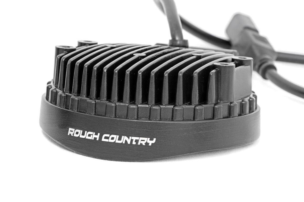 Rough Country Chrome Series Led Light Pair 4 Inch Round 70804