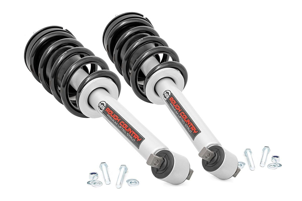 Rough Country Loaded Strut Pair 7 Inch Fits Chevy/GMC 1500 (14-18) 501035