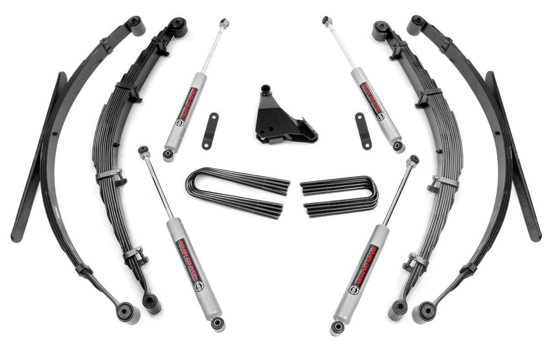 Rough Country 4 Inch Lift Kit Rear Springs Ford F-250/F-350 Super Duty (99-04) 50130