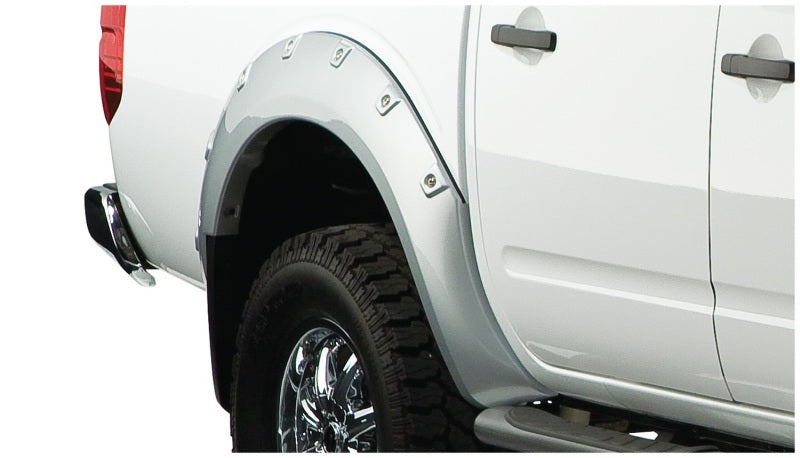 Bushwacker 06-14 Compatible with Nissan Frontier Styleside Boss Pocket Style Flares 4pc 58.6in Bed Black 71906-02