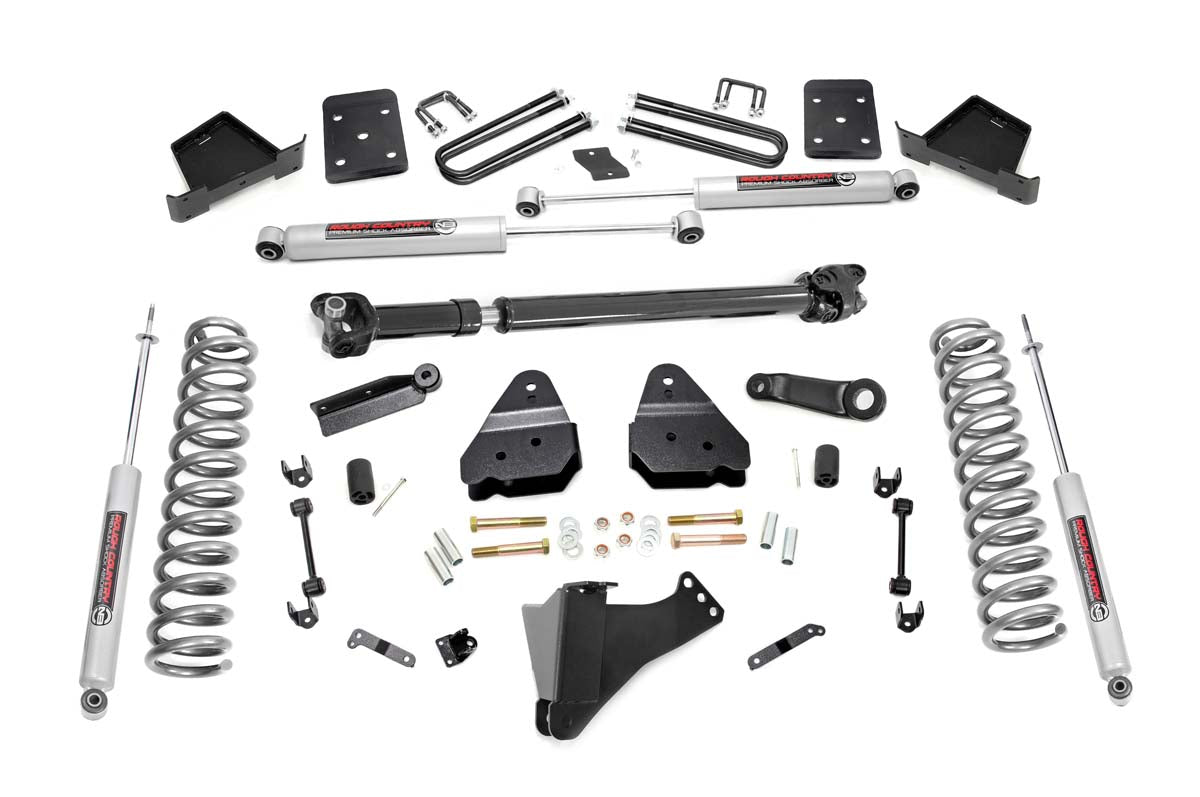 Rough Country 6 Inch Lift Kit Diesel No Ovld D/S Fits Ford F-250/F-350 Super Duty (17-22) 50421