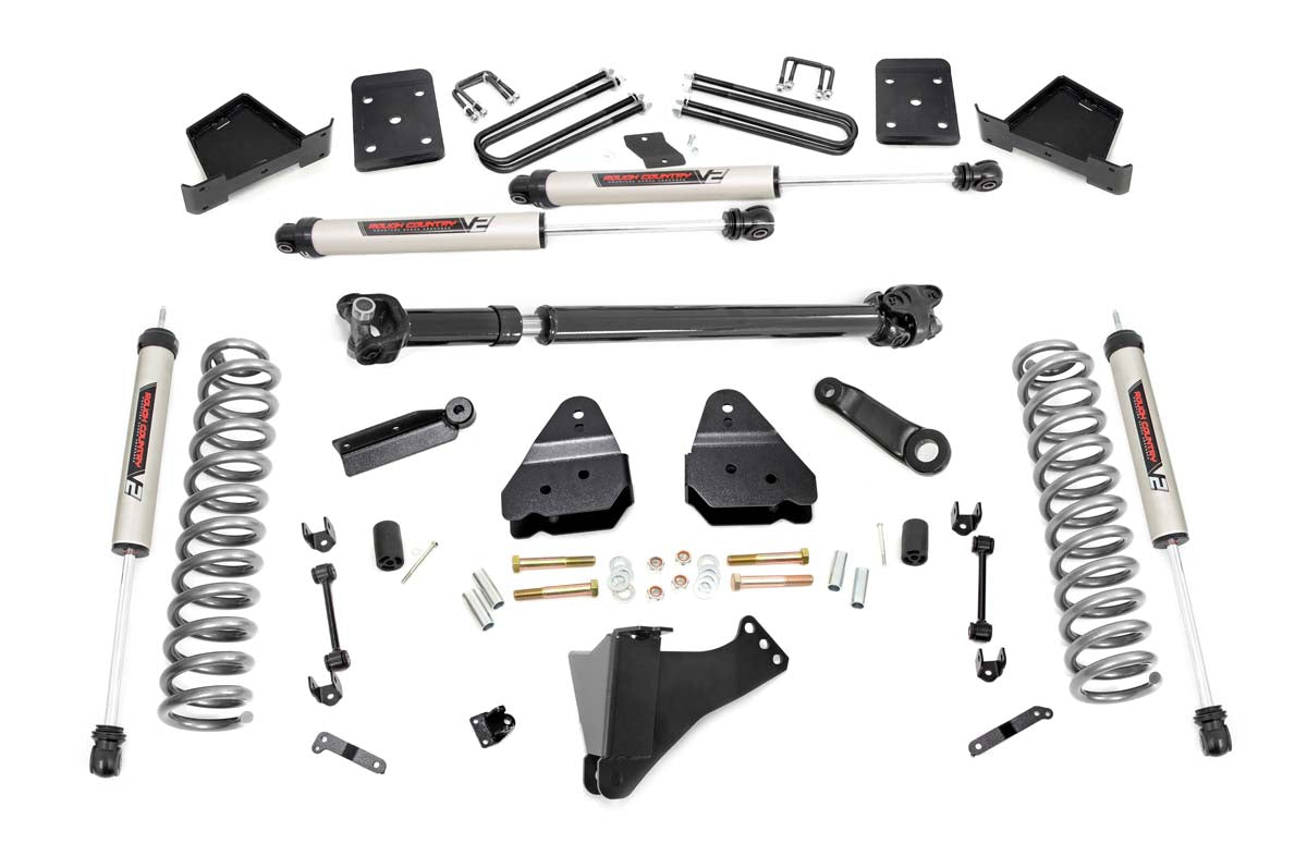 Rough Country 6 Inch Lift Kit Ovlds D/S V2 Fits Ford F-250/F-350 Super Duty (17-22) 51771