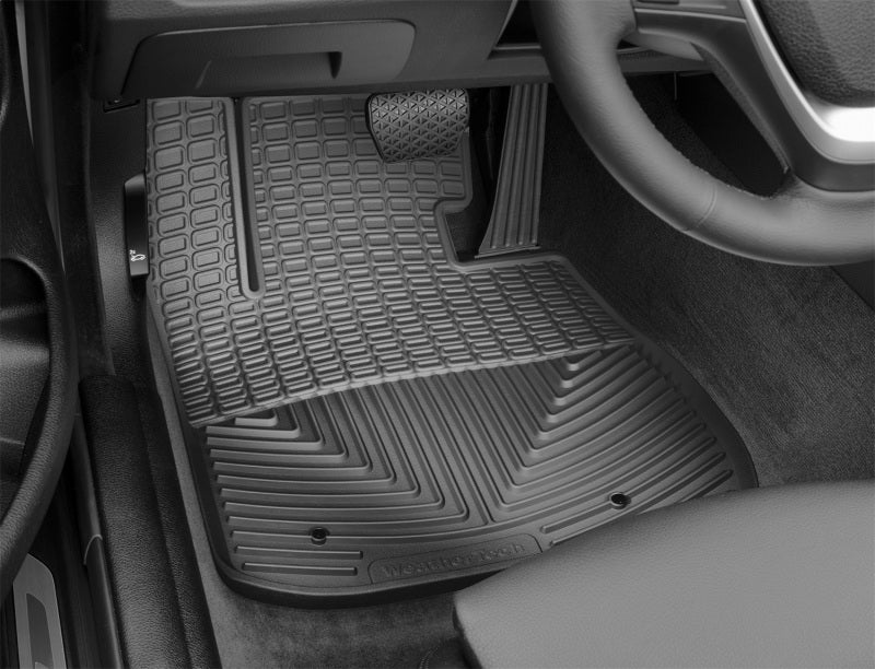 WeatherTech 2014+ BMW 4-Series Front Rubber Mats Black W360