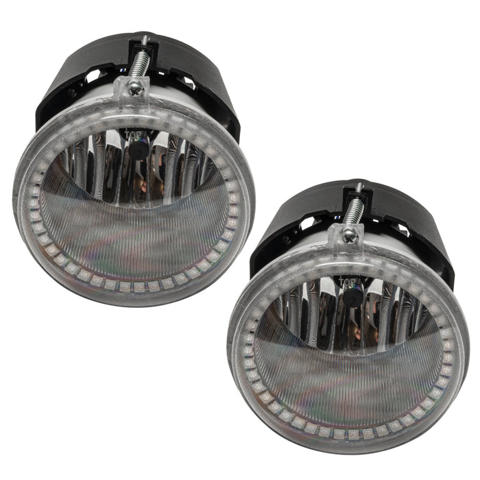 Oracle Lighting 07-09 Chrysler Aspen Pre-Assembled LED Halo Fog Lights -Blue SEE WARRANTY 7013-002