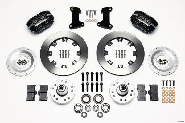 Wilwood Dynapro Dust-Boot Front Kit 12.19in 74-80 Pinto/Mustang II Disc Spindle only 140-13378