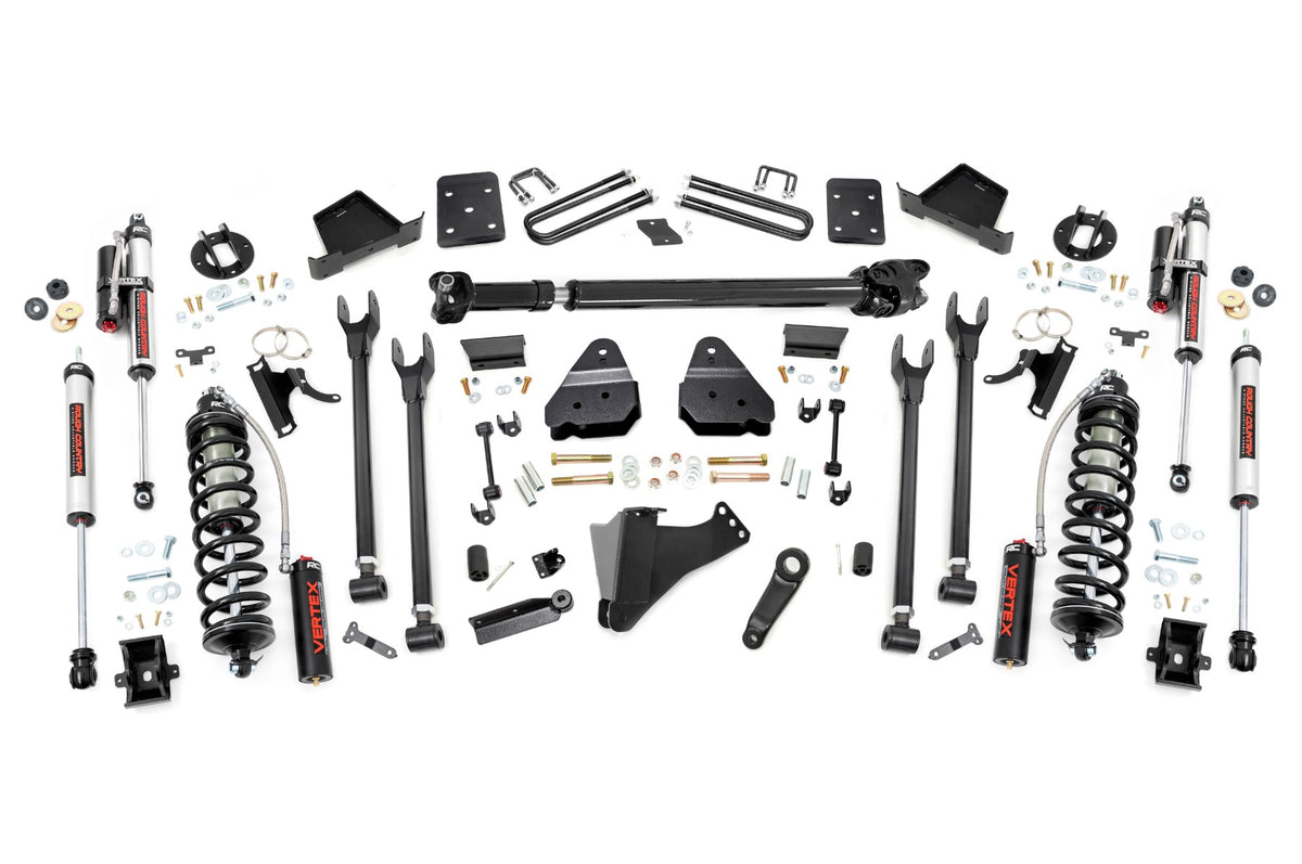 Rough Country 6 Inch Lift Kit Diesel 4-Link Fr D/S C/O Vertex Fits Ford Super Duty (17-22) 50759