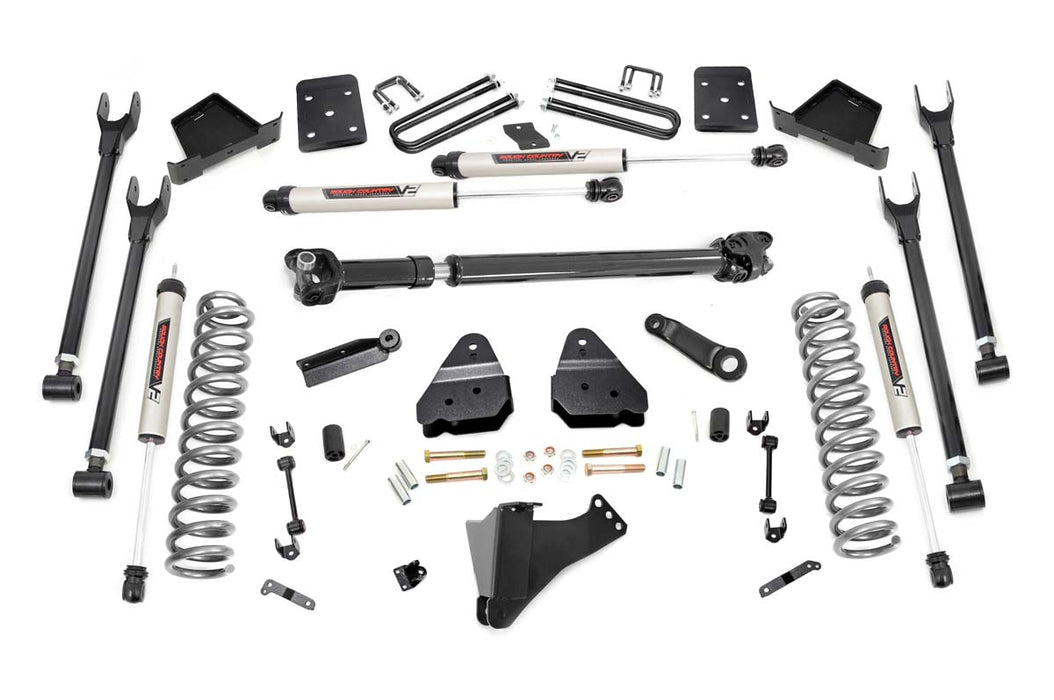 Rough Country 6 Inch Lift Kit Diesel 4-Link D/SV2 Ford F-250/F-350 Super Duty (17-22) 50771