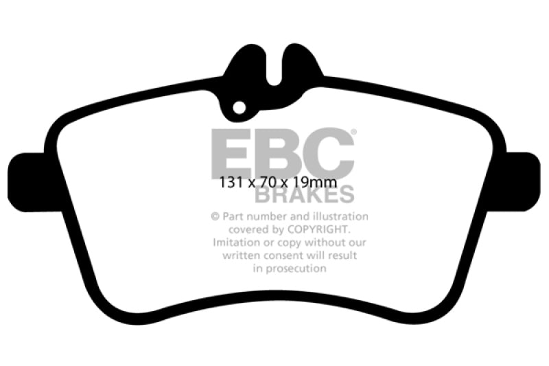 EBC 08-09 Mercedes-Benz B200 2.0 Yellowstuff Front Brake Pads DP41580R