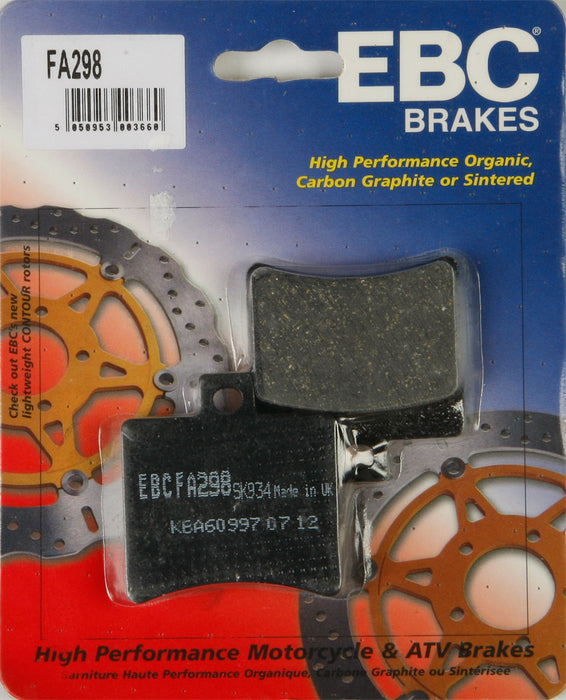 EBC Front/Rear Organic Brake Pads FA298