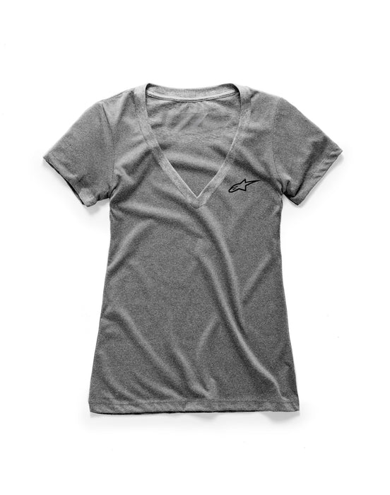 Alpinestars Standard Women's Ageless V-Neck Tee Grey Lg, Multi, one_Size