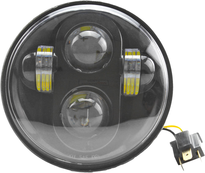 Cyron ABIG5-A6K Headlight 5.75" Black