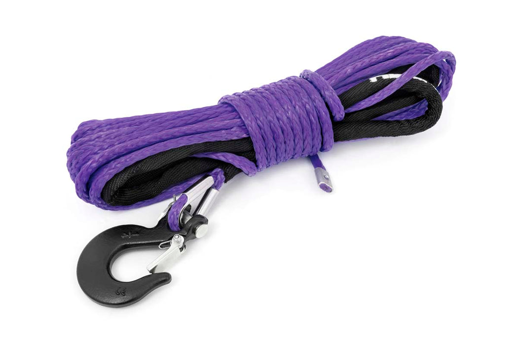 Rough Country Synthetic Rope 1/4 Inch 50 Ft Purple RS162