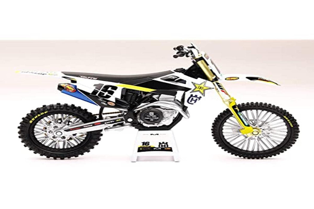 New Ray Toys - Husqvarna Rockstar Team FC450 (Zach Osborne #16)/ Scale - 1:12 (58243)