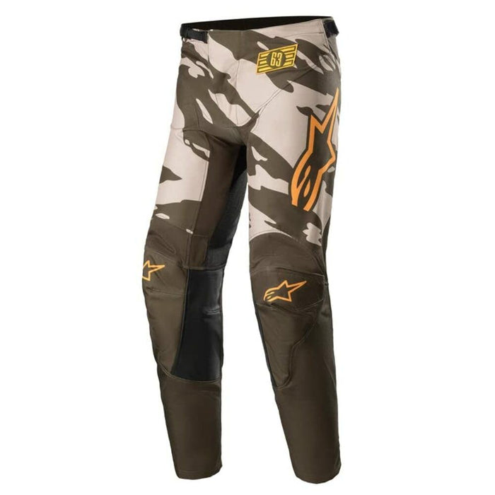 Alpinestars Youth Racer Tactical Pants Mltry/Sand Camo/Tange Sz 22 482-975622