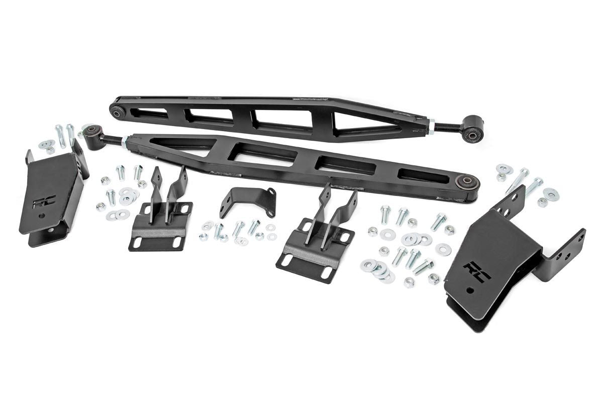 Rough Country Traction Bar Kit Inverted U-Bolts 0-6 Inch Fits Ford F-250 Super Duty (08-16) 51003