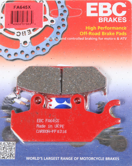 EBC Brakes FA645X Carbon X Series Disc Brake Pad