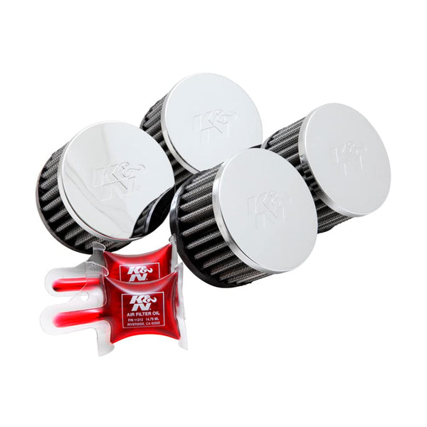 K&N Rc-0844 Honda Universal Chrome Air Filter RC-0844